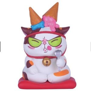 52Toys Food on Cat Head Series (Dessert Edition) Blind Box Figure - Ice Cream